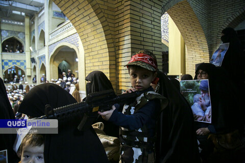 گزارش تصویری I تجمع حوزویان مشهد در پاسخ به اهانت نشریه فرانسوی