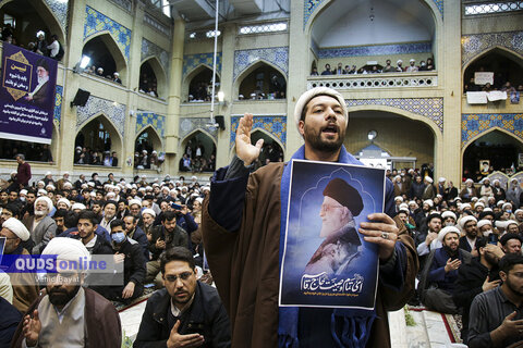 گزارش تصویری I تجمع حوزویان مشهد در پاسخ به اهانت نشریه فرانسوی