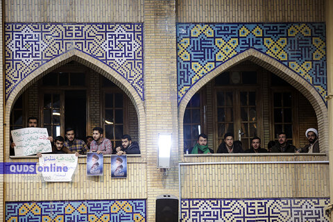 گزارش تصویری I تجمع حوزویان مشهد در پاسخ به اهانت نشریه فرانسوی