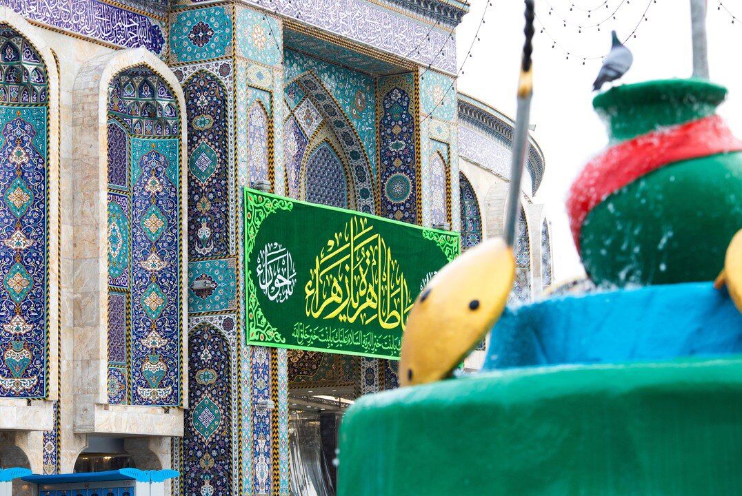 تصاویری از آماده سازی کربلای معلی برای جشن میلاد حضرت فاطمه(س)