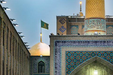 گزارش تصویری I بارش برف در حرم مطهر رضوی