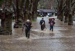 شمار تلفات توفان زمستانی در کالیفرنیا به ۱۹ تن رسید