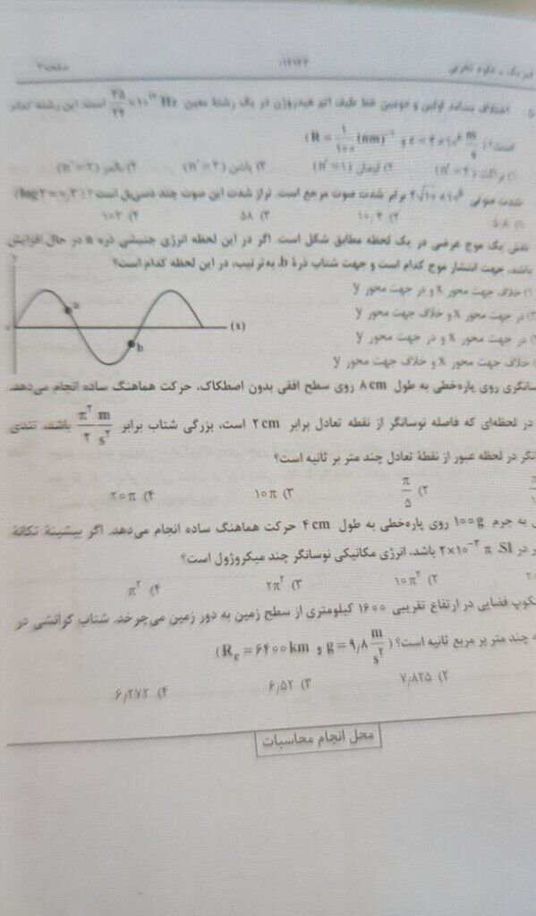 عکس | سوالات کنکور باز هم لو رفت؟