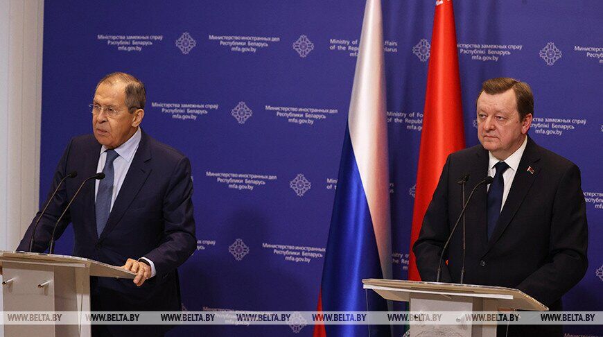وزیر خارجه روسیه: کشورهای غربی با توسعه ائتلاف مسکو-مینسک مقابله می‌کنند