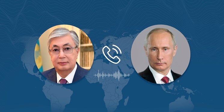 تماس تلفنی رؤسای جمهور قزاقستان و روسیه؛ همکاری راهبردی محور گفت‌وگو