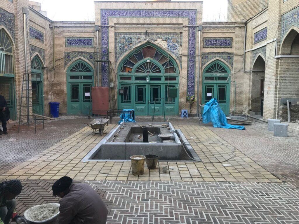 حال یادگار پیر معماری سنتی ایران خوب است / مرمت مسجد تاریخی به نیمه رسید