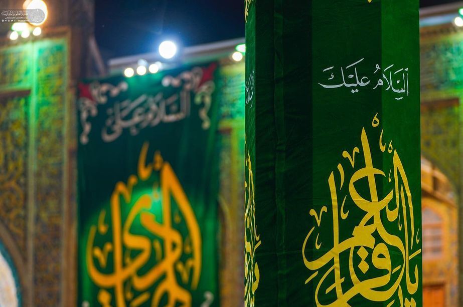 تزیین حرم علوی در آستانه میلاد امام باقر (ع) +عکس