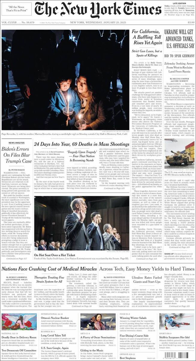 مروری بر مجلات و روزنامههای امروز جهان/ از جهانی که پوتین ساخت تا پلیس آمریکا در بحران