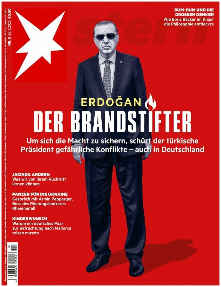 مروری بر مجلات و روزنامههای امروز جهان/ از دستانِ آهنین ماکرون تا اردوغانِ آتشافروز