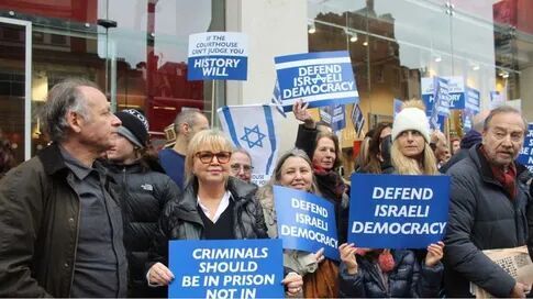 اعتراضات علیه نتانیاهو به لندن کشیده شد