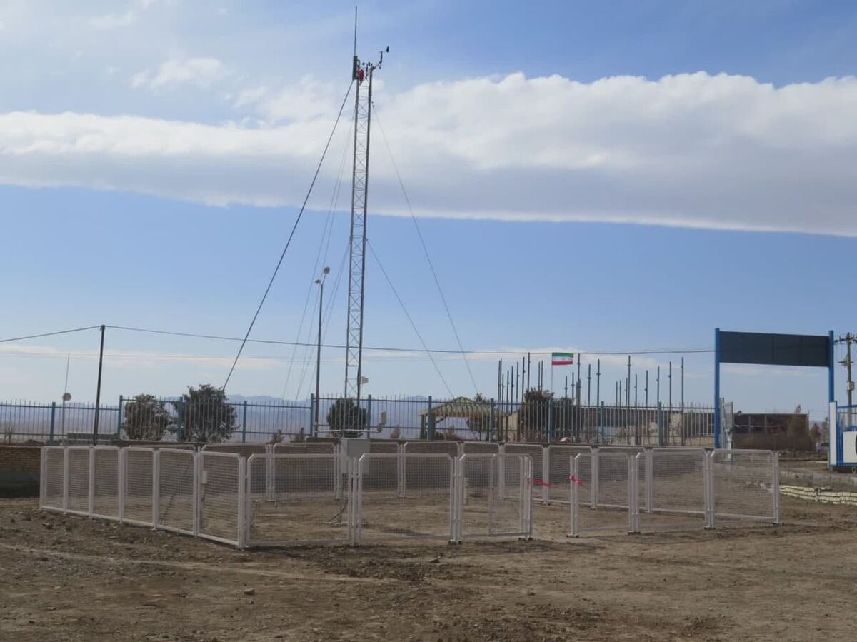 ایستگاه هواشناسی تمام خودکار صالح آباد شهرستان تربت جام به بهره برداری رسید

