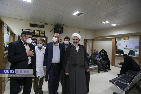 گزارش تصویری I  افتتاح پیشرفته ترین دستگاه پرتو درمانی بیماران مبتلا به سرطان با حضور وزیر بهداشت در مشهد