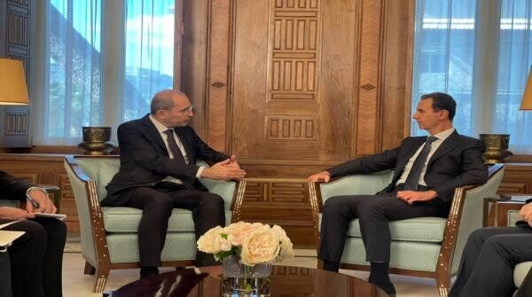 دیدار وزیر خارجه اردن با بشار اسد پس از ۱۲ سال قطعی روابط