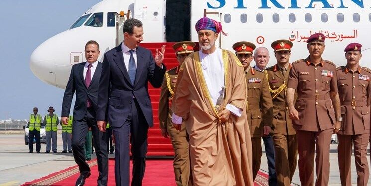 بشار اسد به عمان سفر کرد
