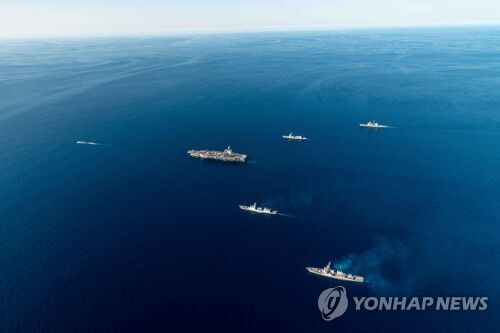 کره‌جنوبی،آمریکا و ژاپن رزمایش دفاع موشکی در دریای شرق برگزار کردند