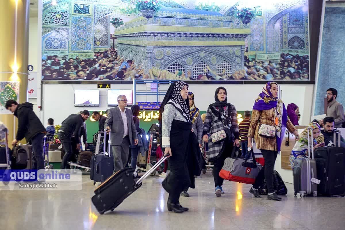 ۳۷۶ هزار زائر نوروزی از فرودگاه شهید هاشمی نژاد مشهد جابجا شدند