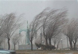 افزایش دما و وزش باد شدید در تهران