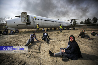 گزارش تصویری I مانور طرح اضطراری در فرودگاه مشهد