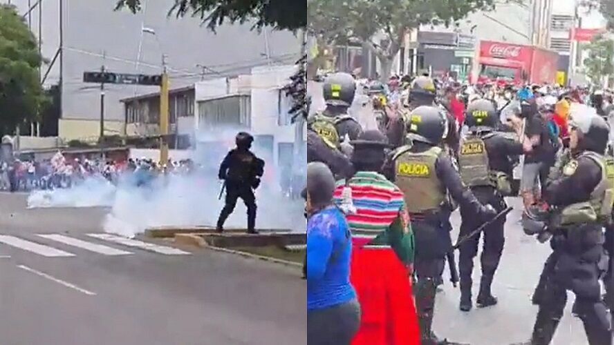 دور جدید اعتراض‌ها در پرو؛ ۲۷ زخمی و ابر گاز اشک‌آور بر سر معترضان
