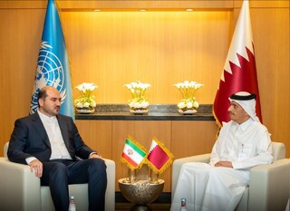 دیدار معاون اجرایی رئیس‌جمهور با وزیر خارجه قطر