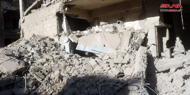 کشته و مجروح شدن ۱۰ سوری بر اثر انفجار مین در دیرالزور