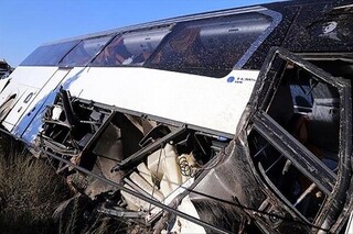 واژگونی اتوبوس محور اندیمشک- خرم‌آباد با ۲۸کشته و زخمی