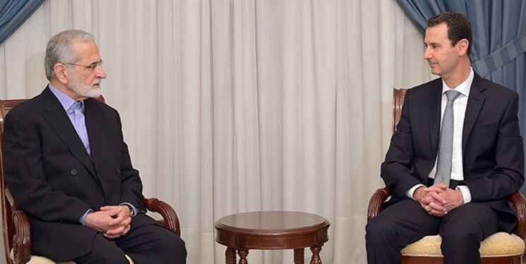 دیدار رئیس شورای راهبردی روابط خارجی کشورمان با بشار اسد