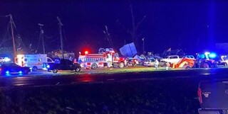 گردباد در می‌سی‌سی‌پی آمریکا ۷ نفر را به کام مرگ کشاند