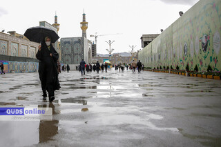 شدت بارش باران روز جمعه در مشهد/کاهش محسوس دما پیش بینی می شود