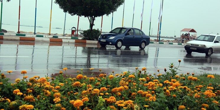 ادامه بارش باران در نقاط مختلف خوزستان