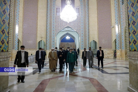 گزارش تصویری I بازدید تولیت آستان قدس رضوی از سفره‌های اکرام حرم امام رضا علیه السلام