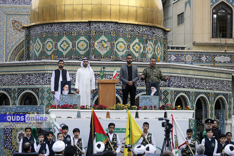 گزارش تصویری I همایش بین المللی قدس، میراث مشترک ادیان در صحن قدس حرم مطهر رضوی