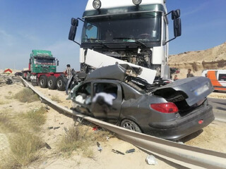 تصادف سواری با کامیون در قشم چهار کشته برجای گذاشت
