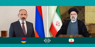 نخست وزیر ارمنستان عید فطر را به رئیسی تبریک گفت