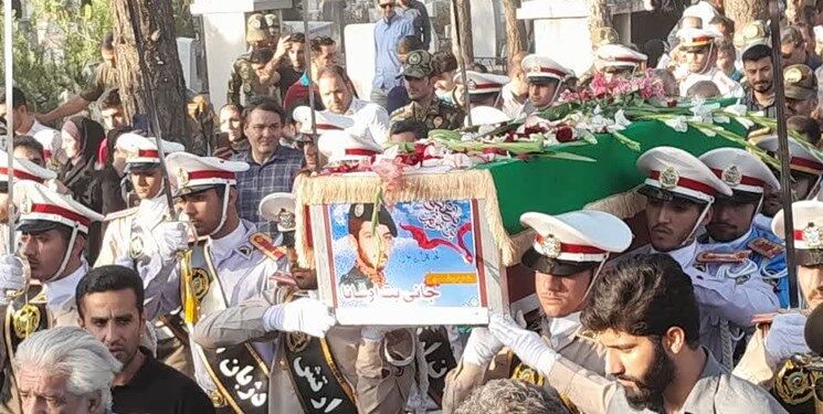 پیکر شهید وطن «جانی بت اوشانا» در اسلامشهر تشییع و تدفین شد+عکس 