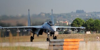 تعقیب و گریز جنگنده‌های روسیه و آمریکا بر فراز سوریه