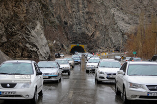 ترافیک سنگین در محور چالوس، هراز و فیروزکوه