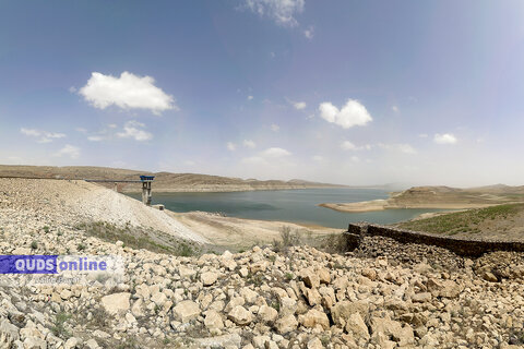 گزارش تصویری I کاهش چشمگیر حجم ذخیره آب سد دوستی، بزرگ‌ترین سد مخزنی شرق ایران