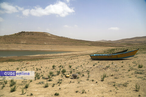گزارش تصویری I کاهش چشمگیر حجم ذخیره آب سد دوستی، بزرگ‌ترین سد مخزنی شرق ایران
