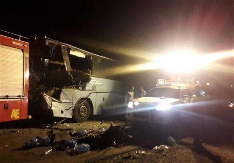 تصادف مرگبار اتوبوس و خودروی سواری در گلوگاه/ ۵ نفر جان باختند