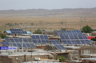 بهره برداری از ۱۸۲ پنل خورشیدی در چاه نسر نیشابور