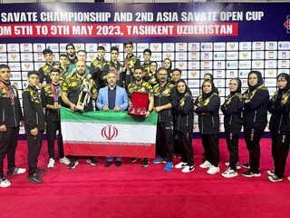 تیم ساواته ایران نایب قهرمان آسیا شد
