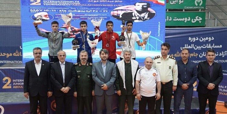 ایران قهرمان کشتی بینالمللی جام عبدالله موحد شد