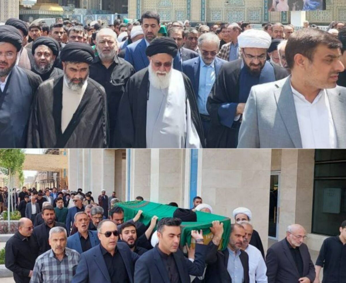 پیکر حجت الاسلام والمسلمین خداداد حسینی در مشهد تشییع شد
