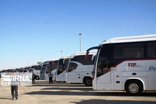 وزارت صمت دو هزار دستگاه اتوبوس برای تسهیل سفر به عتبات وارد می‌کند