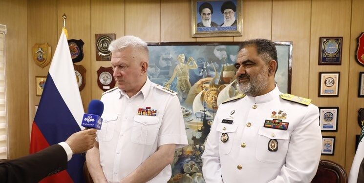 تمجید فرمانده نیروی دریایی روسیه از ناوگروه ۸۶/  مأموریت ۳۶۰ نشانه تجربه و آمادگی نیروی دریایی ارتش ایران است