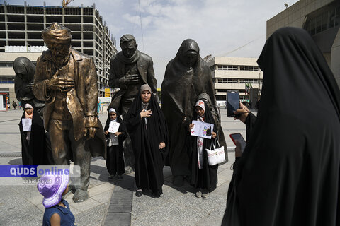 گزارش تصویری I گلباران حرم مطهر رضوی