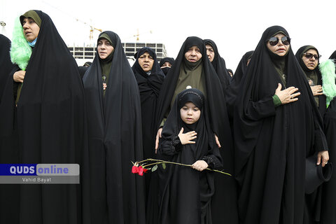 گزارش تصویری I گلباران حرم مطهر رضوی