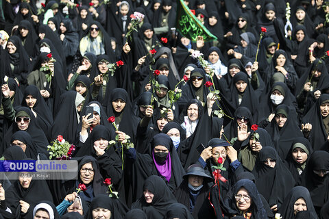 گزارش تصویری I گلباران حرم مطهر رضوی