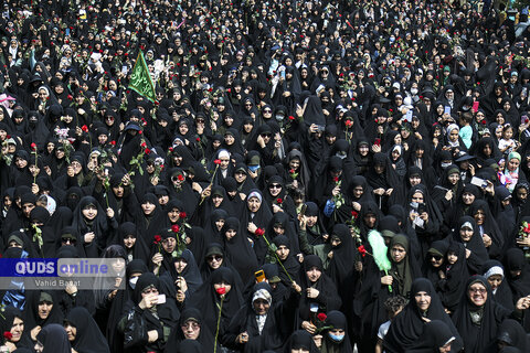 گزارش تصویری I گلباران حرم مطهر رضوی